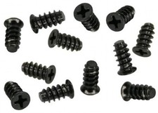 20 Pieces PC Computer Fan Screws - Black *Quick Dispatch & Free UK Shipping