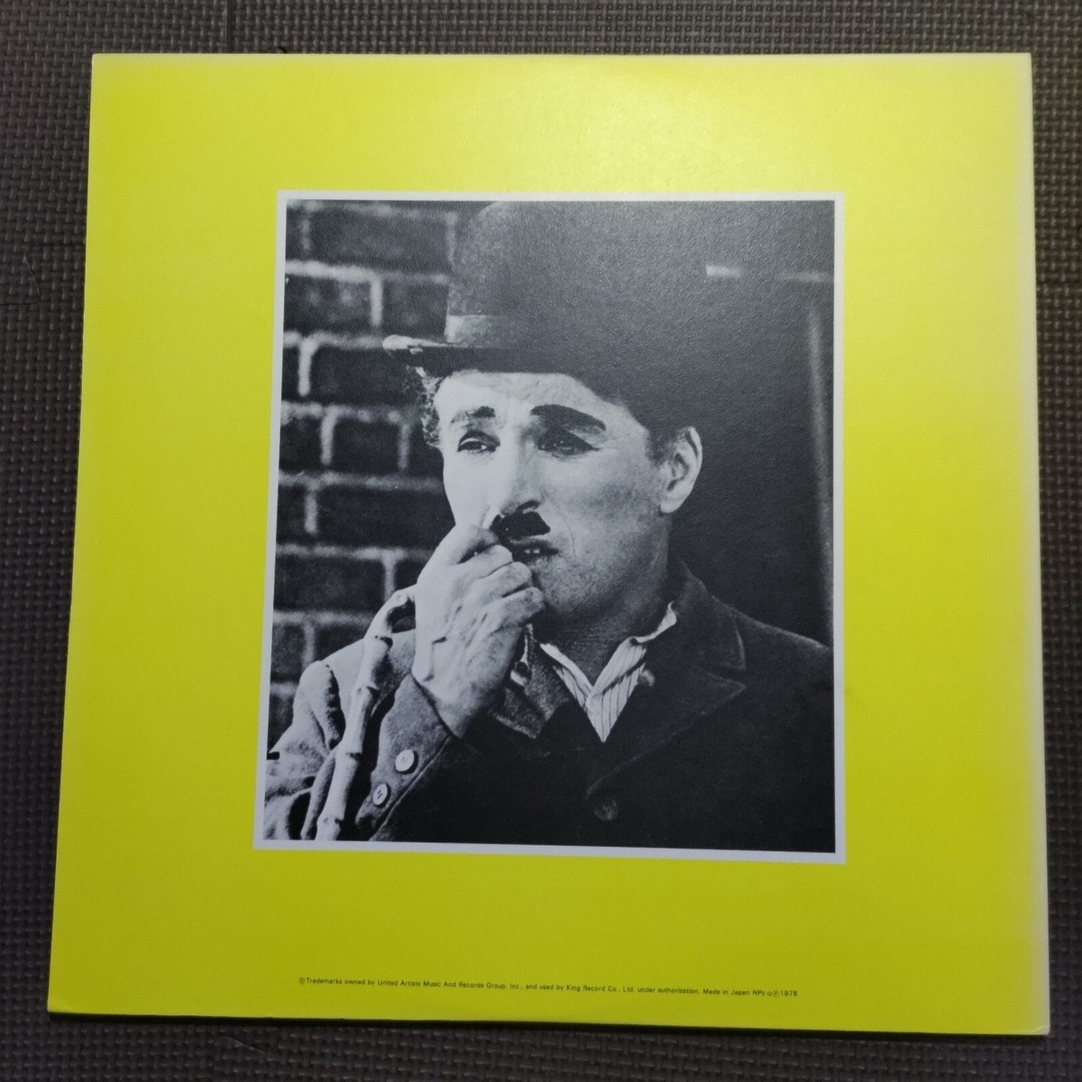 #希少！チャップリン　【モダン・タイムス】 CHARLIE CHAPLIN / MODERN TIMES O.S.T. FML-91 GATEFOLD JAPAN