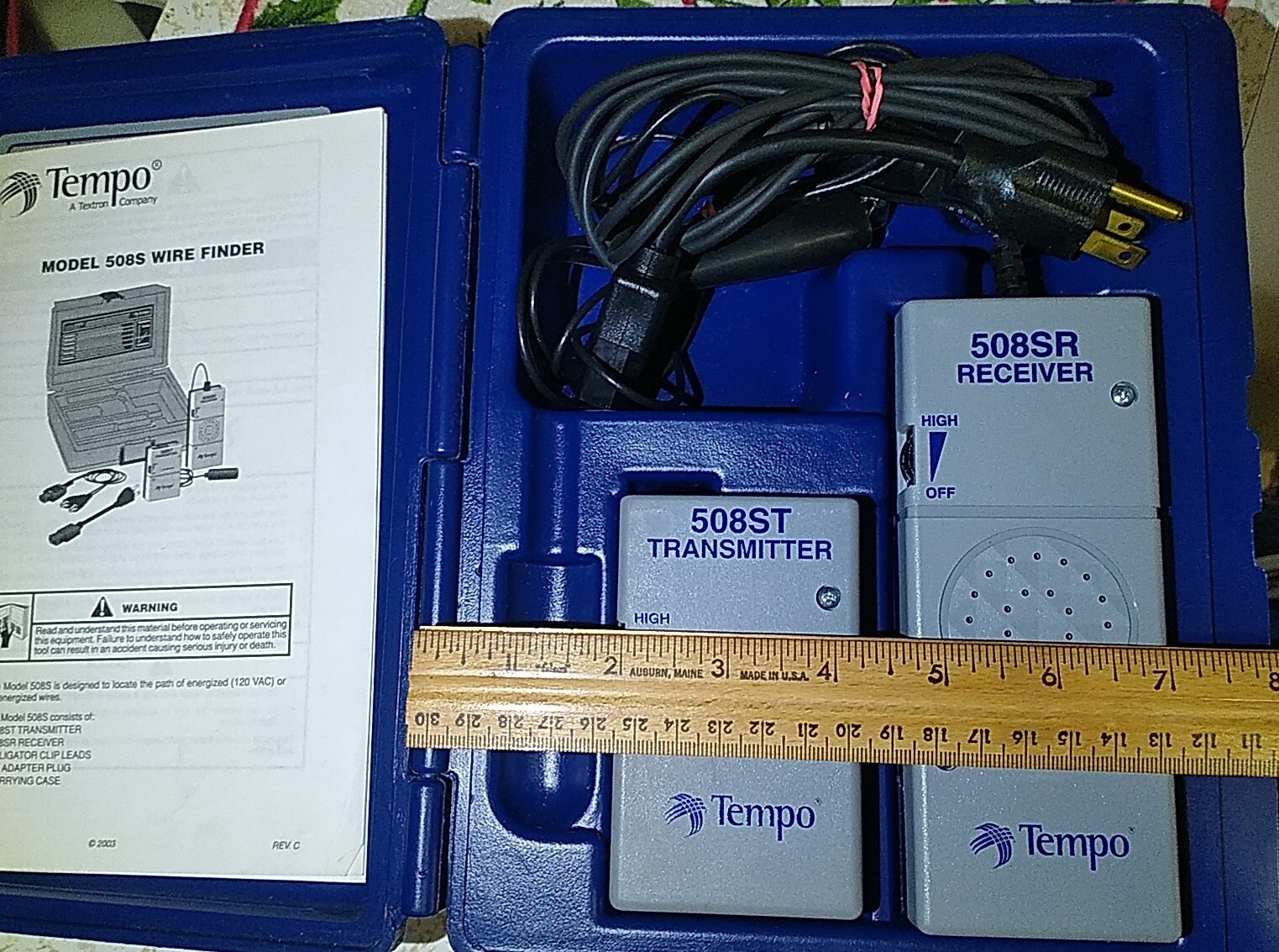 Tempo (Greenlee) 508S The Wire Finder Wire Locating System Kit with