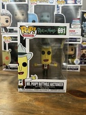 NEW Funko Pop Animation Rick and Morty Mr. Poopy Butthole Auctioneer 691 Vinyl