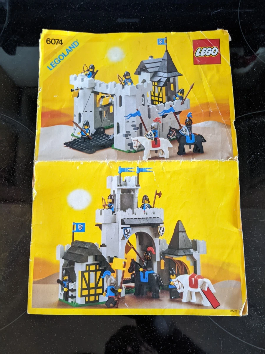 Lego 6074 - Falcon&#039;s Fortress Castle Instruction Manual Legoland eBay