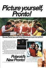 1977 Polaroid SX-70 Camera Vintage Color Print Ad Photography Ephemera