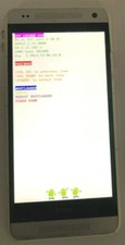  BROKEN  HTC One mini 16GB AT T Silver Fast Ship Good Used PARTS REPAIR Issue