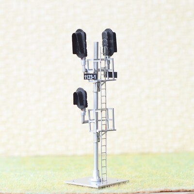1 x HO scale Darth Vader signal model railroad 3 heads snowshield steel #F332