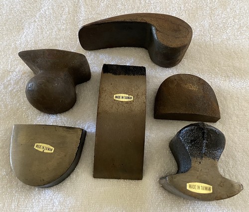 Lot of 6 Vintage Iron Dolly Car Auto Body Repair Tools
