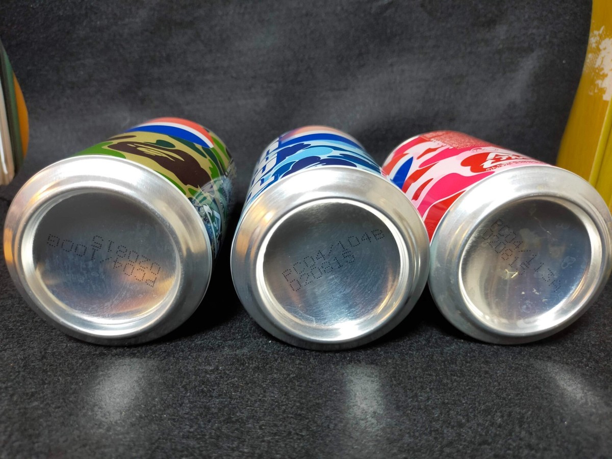New A Bathing Ape x Pepsi Unopend Can Bottle complete set of 6