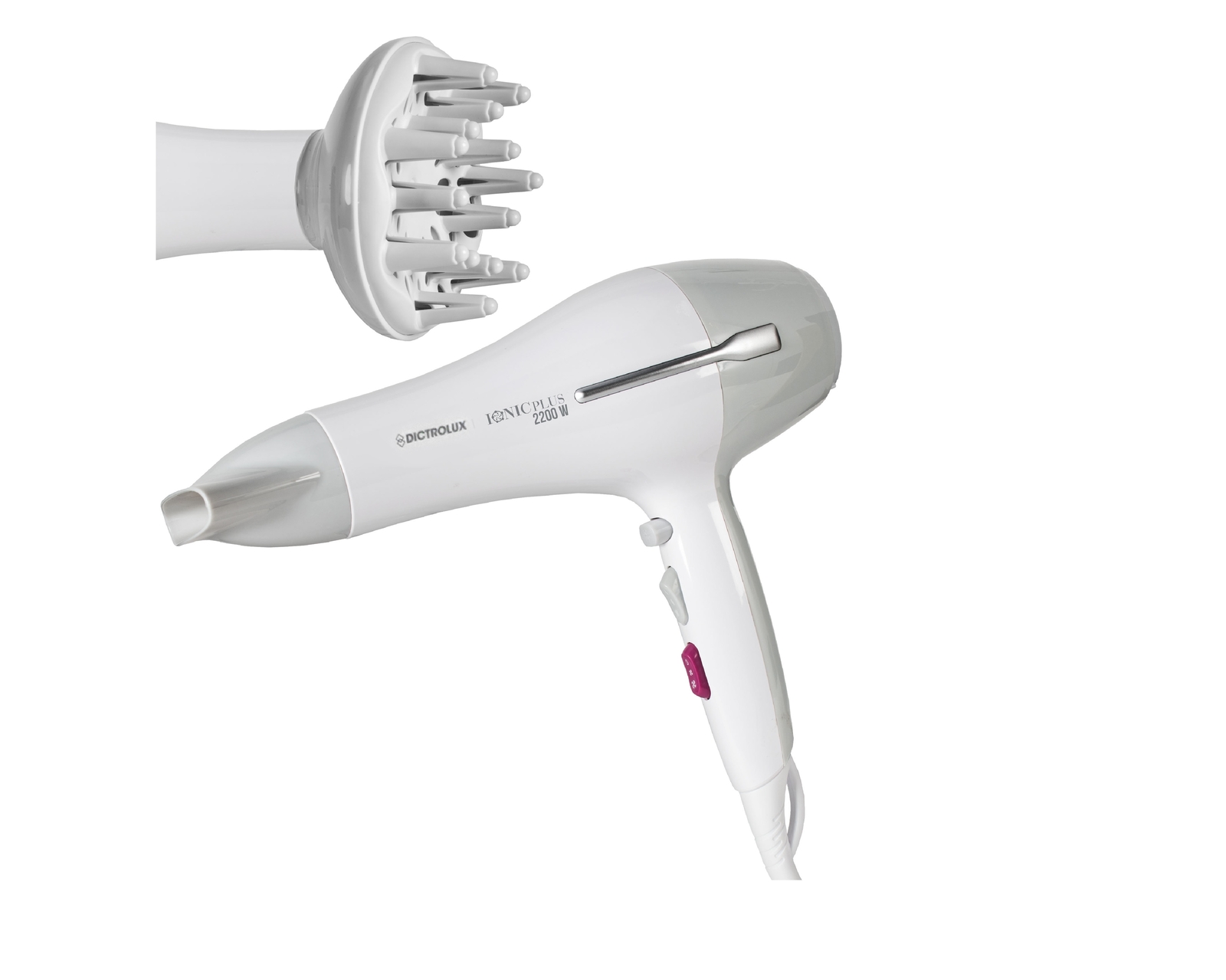 Fono 2200 watt con diffusore capelli lisci o ricci phon tecnologia IONICA  getto