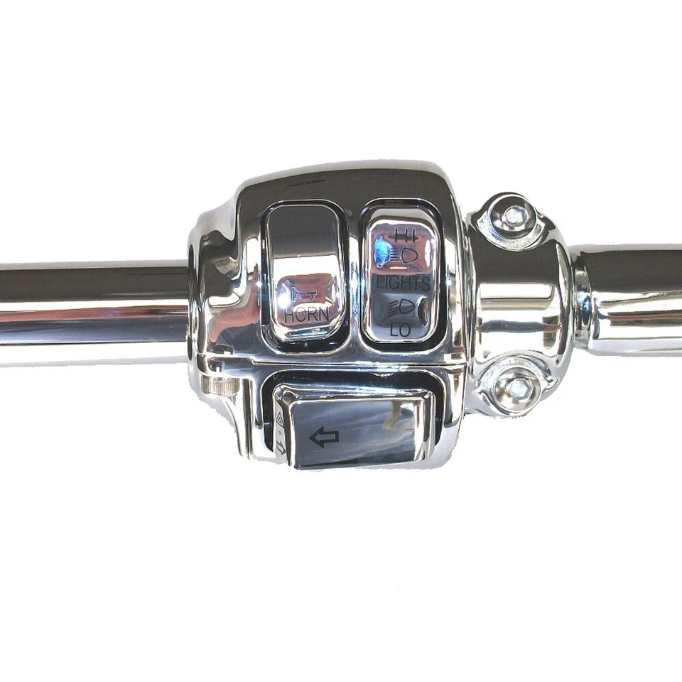 Manillar Ape Hanger 1 1/4" cromado estrecho 14" CKit 2007-2010 Harley Softail Foto 2 de 4