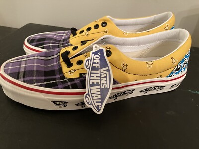 Vans Era 95 Anaheim Factory Hoffman Fabrics Panda Purple Yellow Men  Women 11