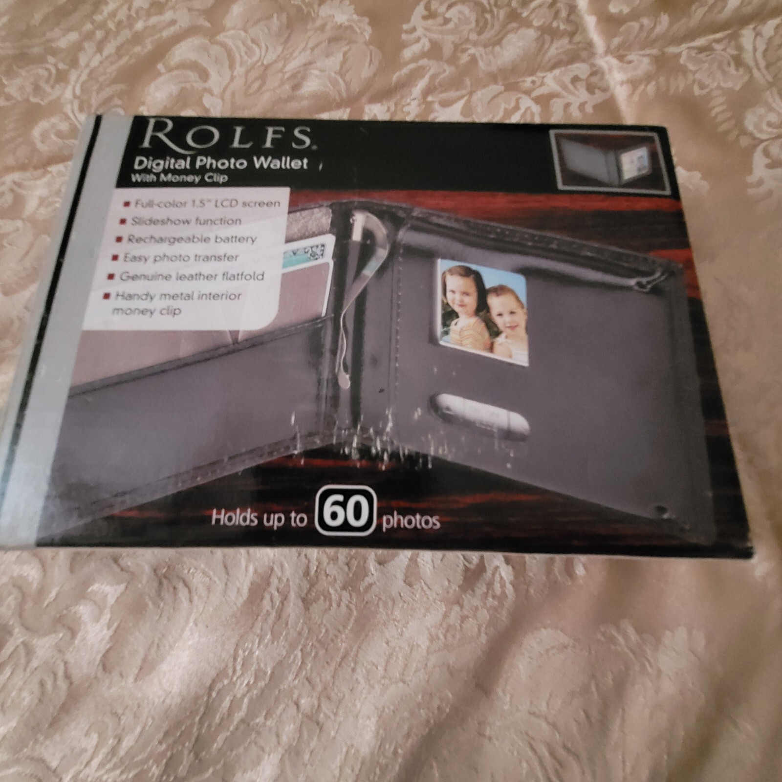 ROLFS Digital Photo Wallet and Money Clip - Sleek New Design-image