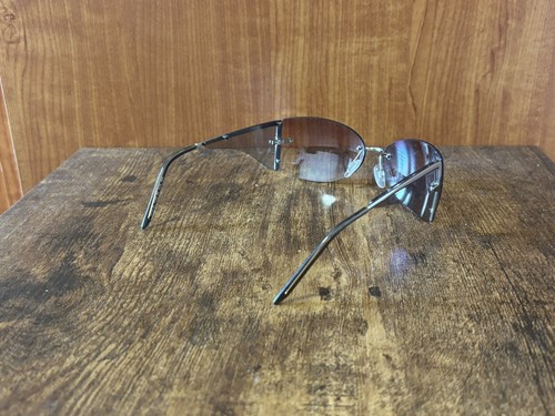 OCCHIALI DA SOLE VINTAGE NOS FENDI SL 7399 HIP HOP SHIELD MADE IN ITALY #886 - Foto 12 di 13