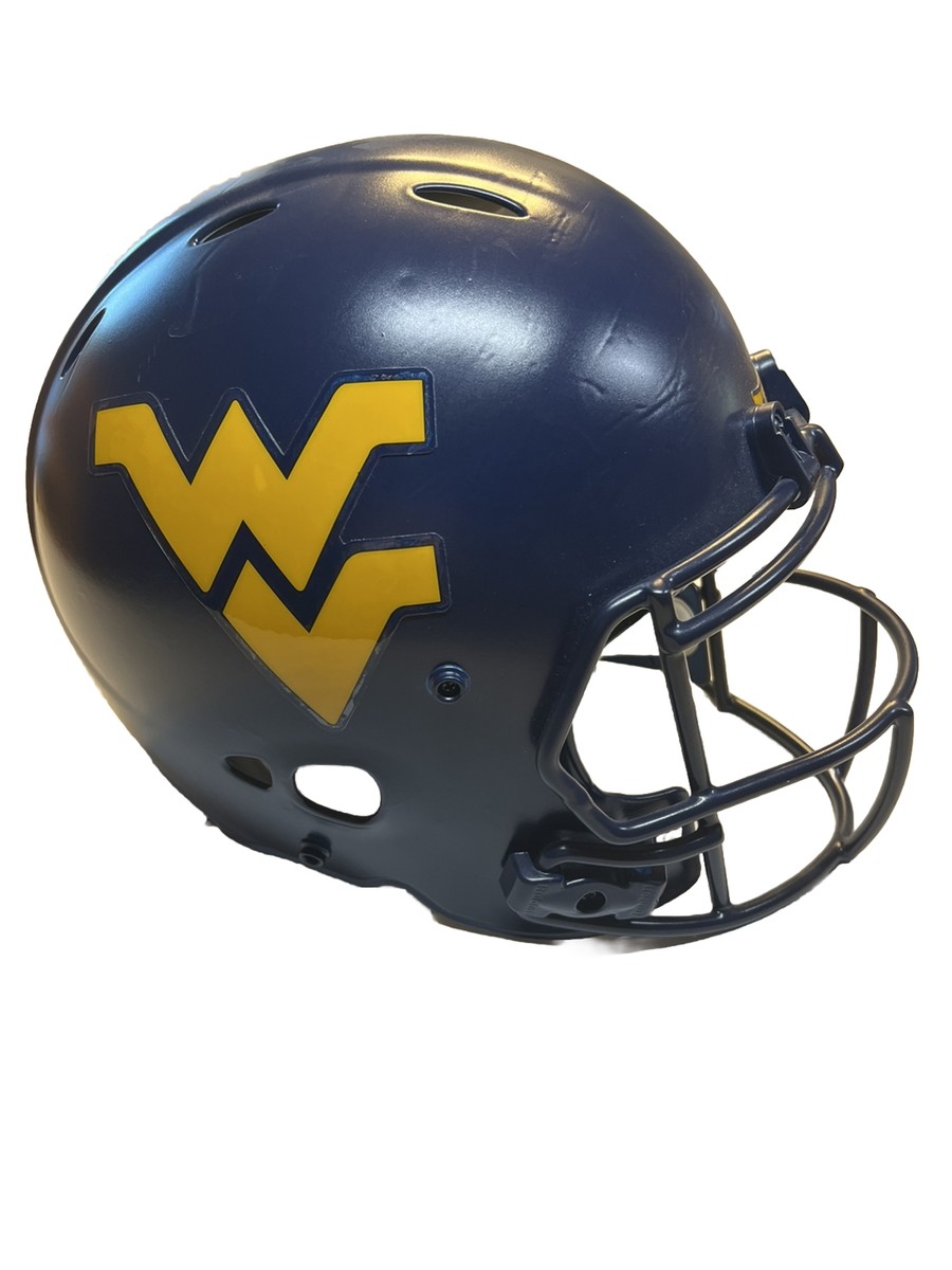 1971 wvu football helmet West Virginia Mountaineers 2025 Gold Throwback Speed Mini and official paint and team decals Marshall to honor plane crash