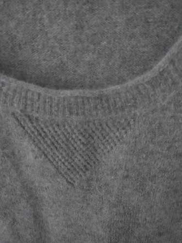 Moda International Pullover Maglione Donna M Grigio Capelli di Coniglio Misto Lana - Foto 3 di 8