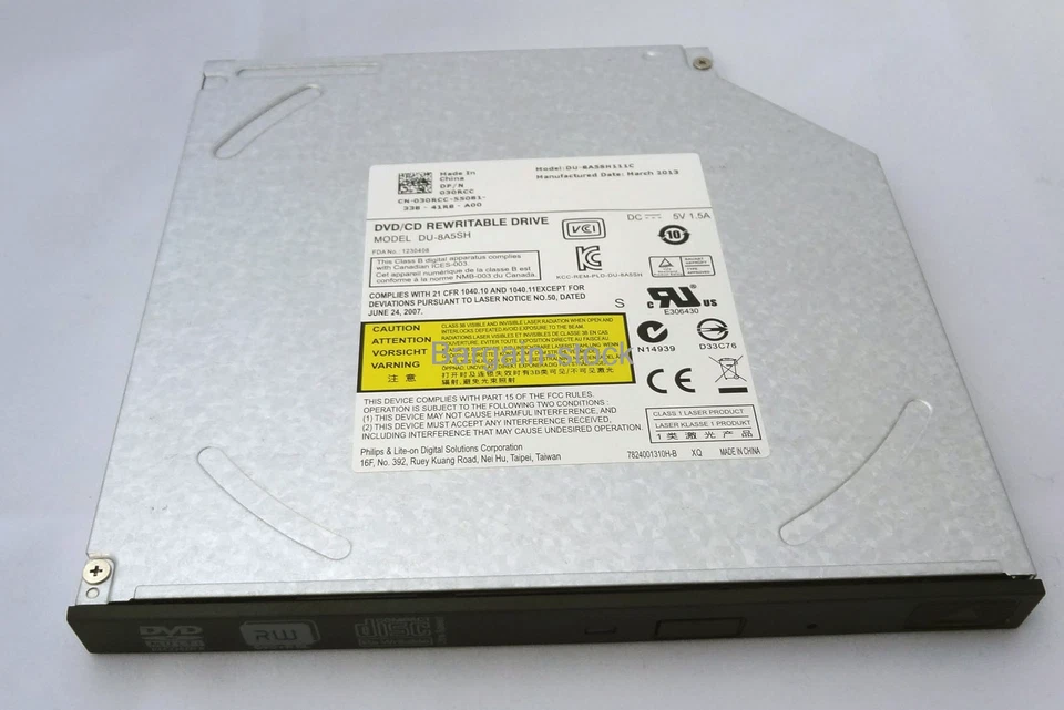 Laptop 9.5mm Slim SATA CD DVD±RW Dual Layer Burner Drive PLDS DU-8A5SH DU8A5SH - Image 4 of 4