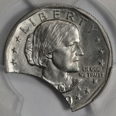 1979 PCGS MS63 Large 22% Clipped Planchet Susan B Anthony