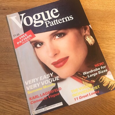 Vintage VOGUE PATTERNS  Magazine - EARLY AUTUMN 1986