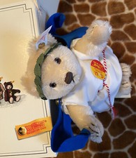 1996 Steiff C.U. Olympian Teddy Bear 665073 26cm very LE only 650 made