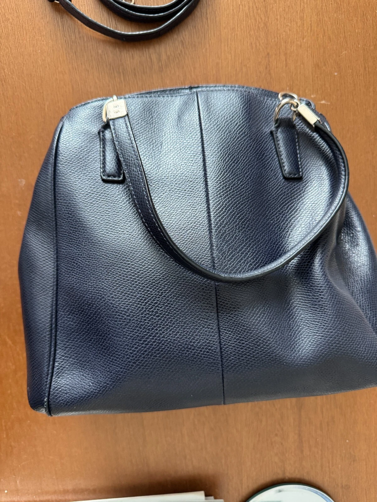 Coach F34663 Minetta borsa a mano in pelle blu notte borsa a tracolla blu navy