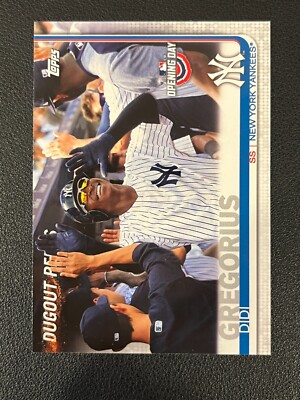 Didi Gregorius 2019 Topps Opening Day Dugout Peeks Yankees DP-10