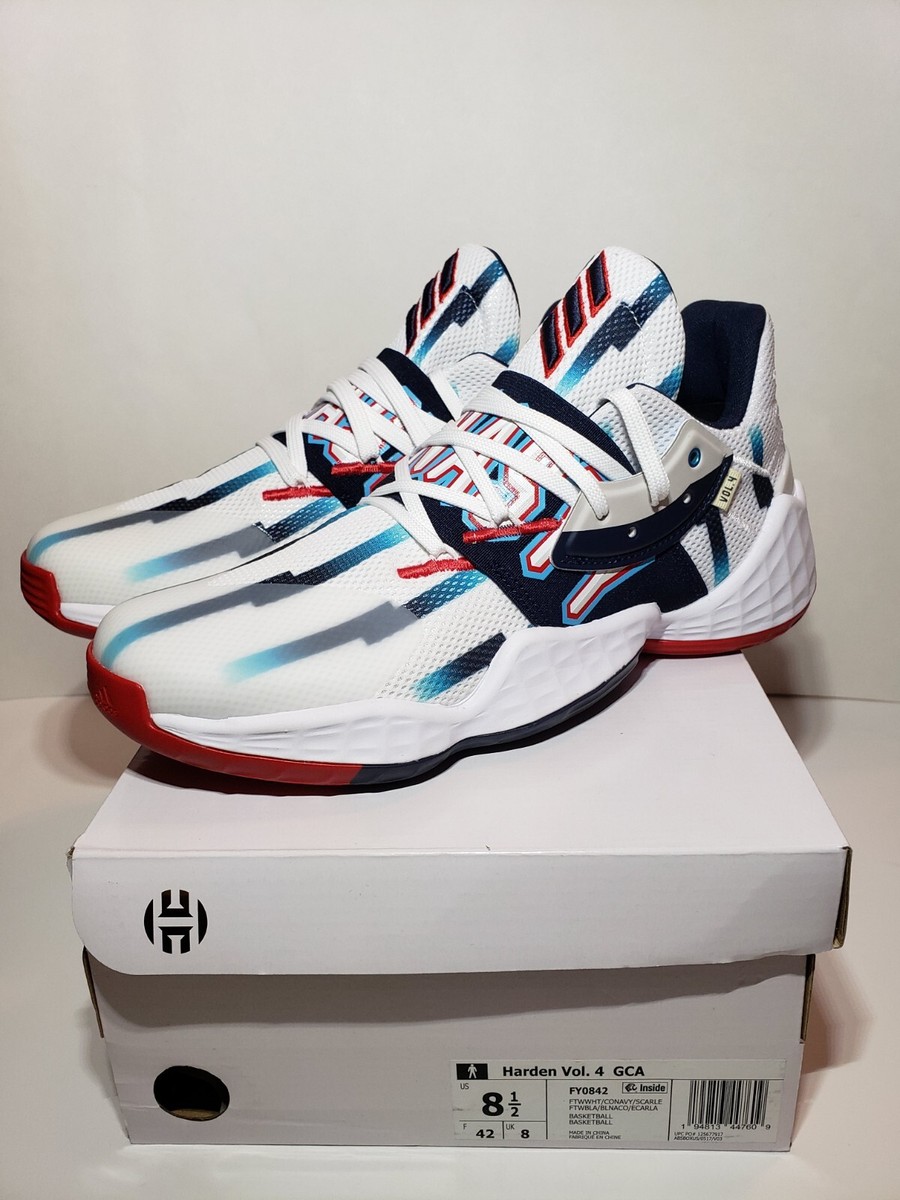 写真アップ用 New with Box Adidas James Harden Vol. 4 'Dynasty Rockets' Men's