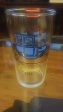 Vintage Tumbler Glass Clear 1911 Oakland 1910 Buick
