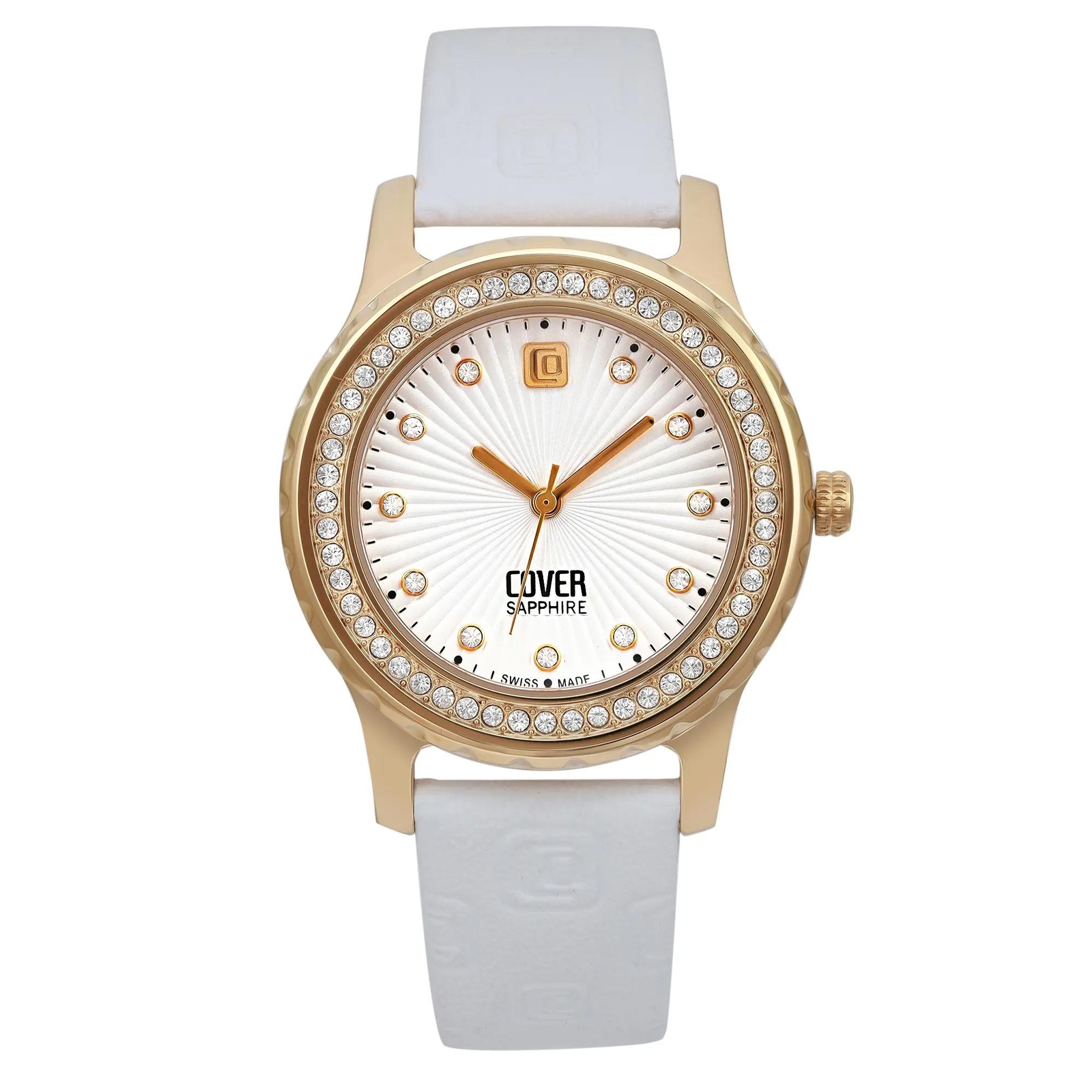 Cover Rondino 36mm White MOP Dial Bezel Ladies Quartz Watch CO154.07