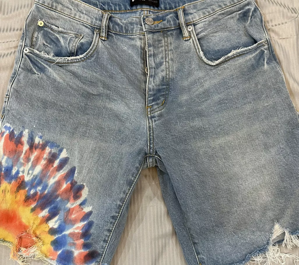 Purple brand shop jeans shorts