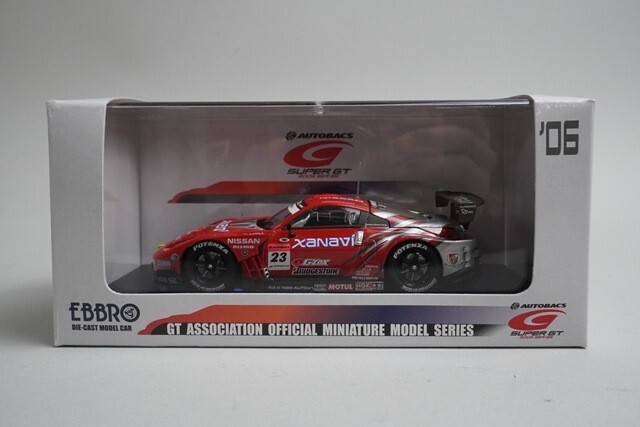 1:43 EBBRO 43794 Nissan XANAVI NISMO Z Super GT 2006 #23