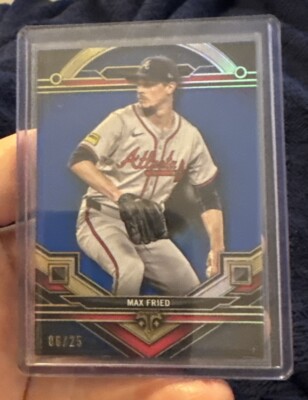 Max Fried 2024 Triple Threads Sapphire Parallel 06/25 Braves