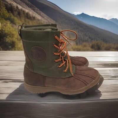 Duck Boots Snow Boots Ralph Lauren Ralph Lauren Leather Duck Boot