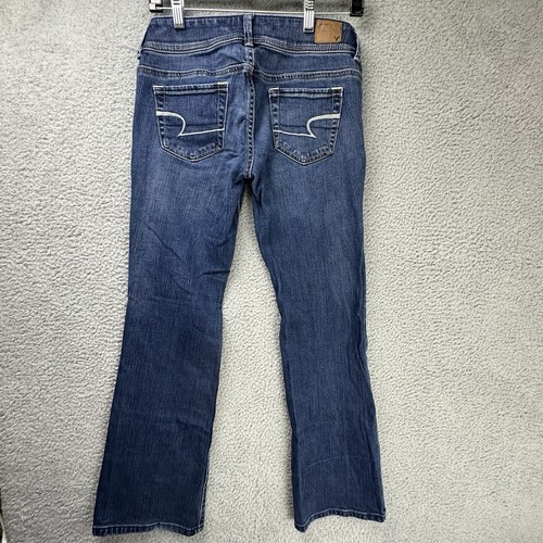 American Eagle Jeans Womens 2 Short Stretch Original Bootcut Flare Denim Pants - Picture 2 of 16