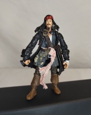 Johnny Depp Jack Sparrow Disney Action Figure Pirates of Caribbean 3.75  Zizzle
