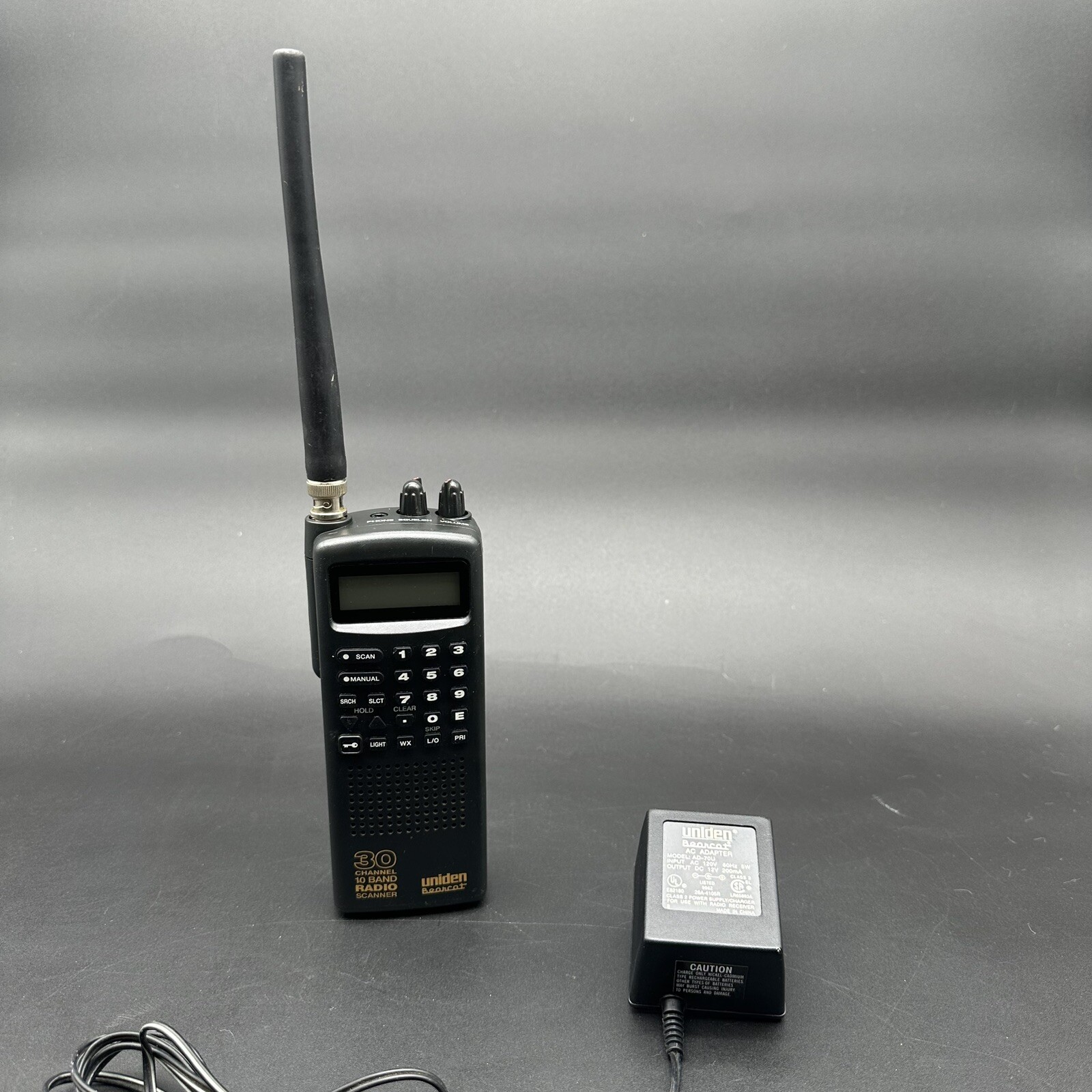 Uniden Bearcat BC60XLT1 10 Band Radio Original Scanner 30 Channel