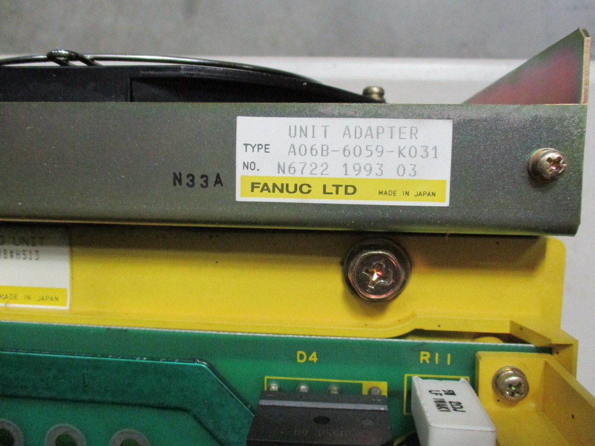Fanuc AC Spindle Servo Unit A06B-6059-H208#H513 | eBay