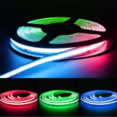 12V WS2811 COB LED Strip RGB IC Addressable Dream Color Flexible Tape Lights Set