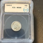 1948-S Roosevelt Dime ICG MS 66