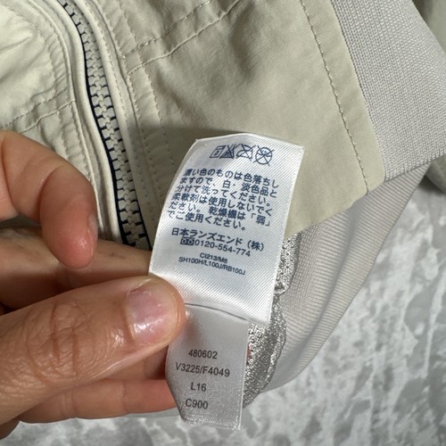 Chaqueta estilo Lands End Members Only M beige tostado cremallera capucha embalable Normcore - Imagen 5 de 15