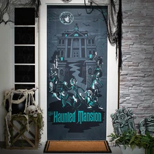 80" Disney The Haunted Mansion Halloween Door Decoration - Seasons