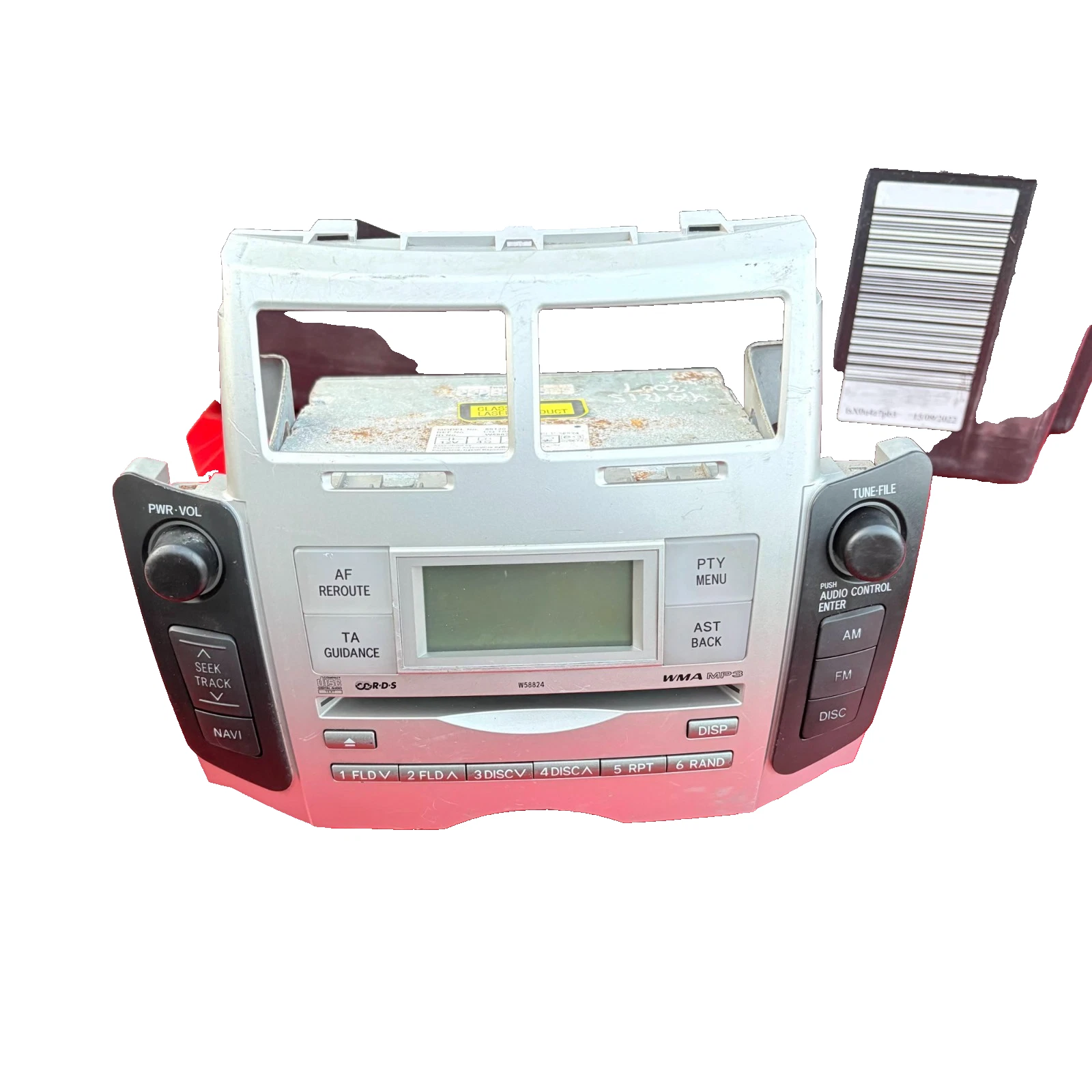 Toyota Yaris MK2 XP90 radio CD MP3 stereo head unit 86120-0D210 W58824 actual item