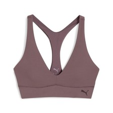 PUMA Shapeluxe Plunge Sports Bra Womens Purpl...