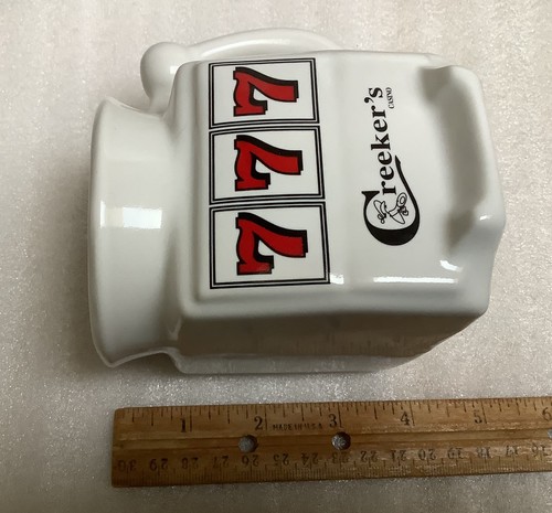 Creeker’s Casino Cripple Creek Colorado Heavy Ceramic Square Slot Mug - Picture 5 of 7