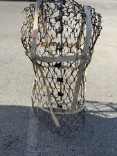 Vintage My Double Wire Dress Form Torso Designed to Mold Around Body Rare
