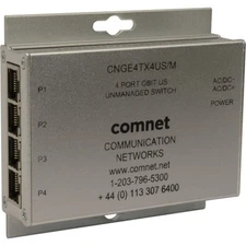 ComNet CNGE4TX4US/M, 4-Port Ethernet Unmanaged Gigabit Switch