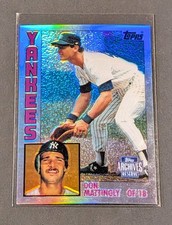 DON MATTINGLY Topps 2001 Archives Reserve Rookie Reprint #49 New York Yankees D4
