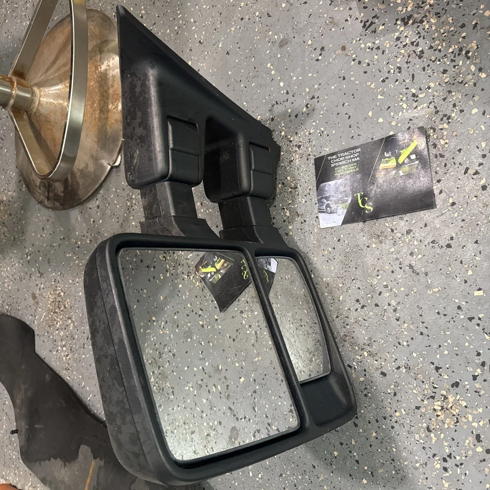 ✅ 08-12 Espejo retrovisor de remolque manual Ford F250 F350 F450 F550 conductor derecho OEM Foto 2 de 3