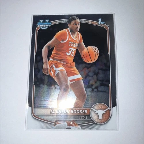 Bowman 2025-26 Chrome Prospects 1st Madison Booker #BCP-15 Texas Longhorns