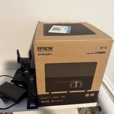 Epson EpiqVision Mini EF12 Smart Streaming Laser Projector HA14A with MOUNT