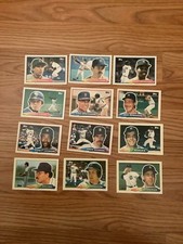 1988 Topps Big Baseball Cards. Detroit Tigers Team Set Of 12. Alan Trammell