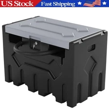 52 Gallon Portable Diesel Fuel Tank, Diesel Tank with 12V Electric Transfer Pump