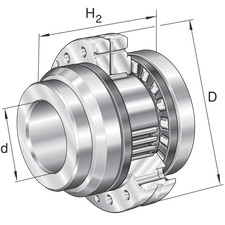 Showing image for ZARF55145-L-TV INA ZARF55145-L-TV INA Needle Bearings image